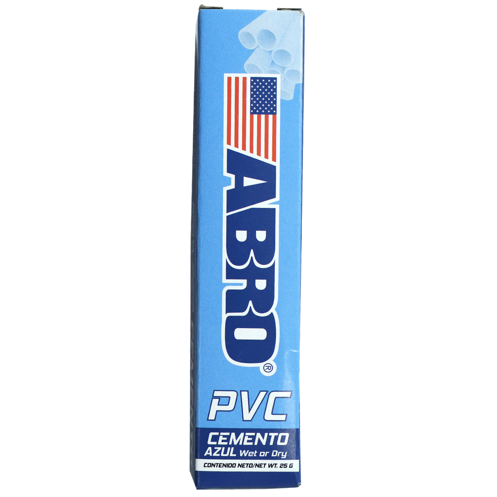 Pegamento pvc en pasta 25 gramos abro pvc25gmwod
