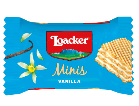 Galletas loacker 10g minis vainilla 10070