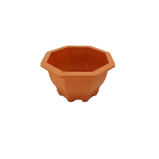 [128880] Macetera plastica octagono 20x20x11cm mega 1763