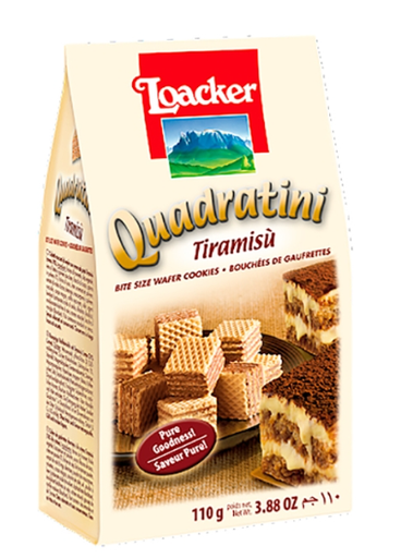 [121852] Galletas loacker 110g quadratini tiramisú 10468