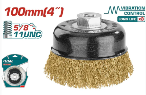 [111639] Cepillo De Alambre 4" Tipo Copa Total Tac31045