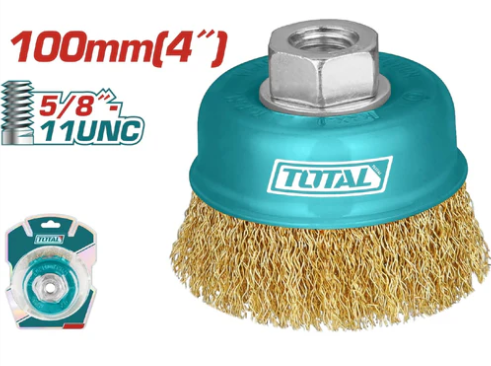 [110096] Cepillo De Alambre 4" Tipo Copa Total Utac31041