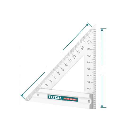 [126204] Escuadra De Carpintero 6.7" Aluminio Tipo Angulo Total 1205