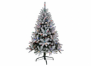Arbol De Navidad 6' 540T/3" Lujo Base Metal Frost