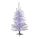 Arbol Navidad 8' 1020T/3" Lujo Base Metal Blanco