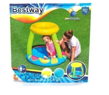 [110406] Piscina Inflable 36X36X35" 7Gln Con Techo 52270