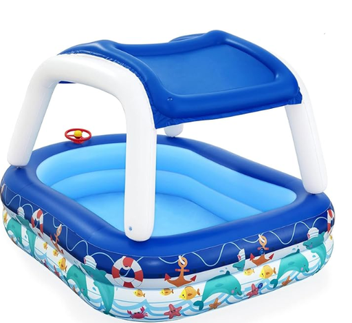 [110487] Piscina Inflable 7'X61X52" 74Gln Con Techo 4370