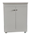 Mueble De Madera Fina Baño Con Lavamano 60X46X85Cm Mundi 003