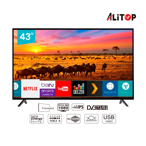 [140001] Televisor Alitop 43" Led Smart T.V. Fl