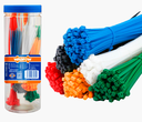 Abrazadera Plastica 200Pc Wadfow 85521 Varias/Medidas/Colores