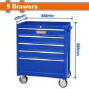 Caja Para Herramientas De Acero Wadfow Wcs2A05