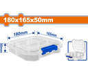 Caja Plastica Organizadora Wadfow Wtb8341 Transparente