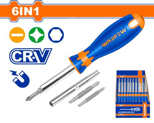 [134452] DESARMADOR TIPO CUBO 6IN1 WADFOW WSS5506