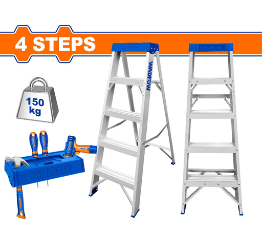 [132763] ESCALERA DE ALUMINIO TIPO A 4' WADFOW WLD2H04