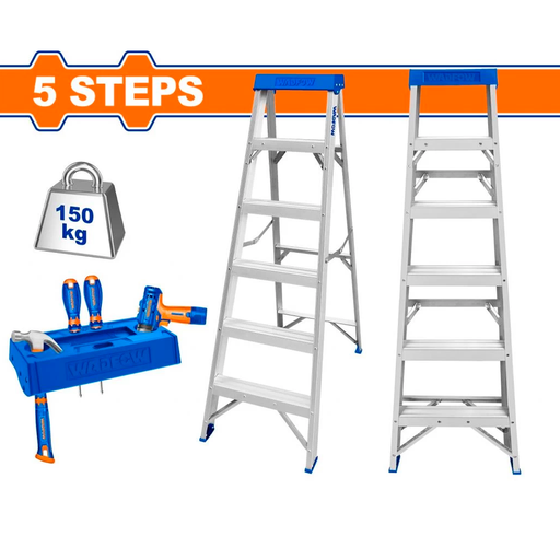 [140217] ESCALERA DE ALUMINIO TIPO A 5' WADFOW WLD4H05
