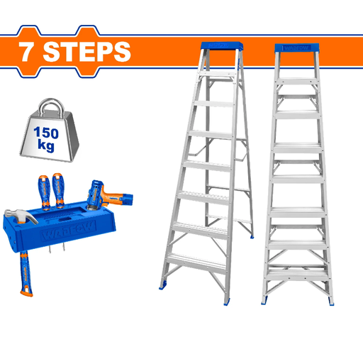 [143670] ESCALERA DE ALUMINIO TIPO A 7' WADFOW WLD2H07
