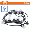 Extension De Luces Vintage 12L 125V 7.3M Wadfow 502A