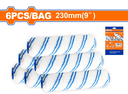 FELPA PARA RODILLO 9" 6PC WADFOW WCB4996