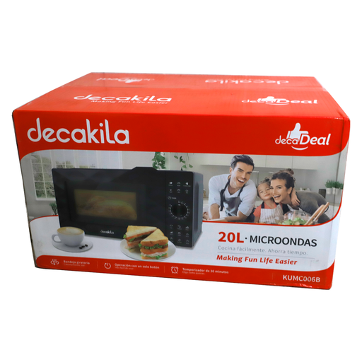 [133152] Microonda de perilla 600w decakila kumc006b negro