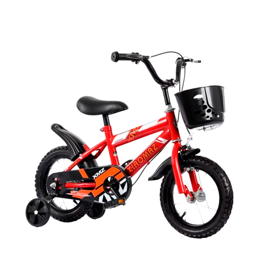 [138155] Bicicleta 12 bmx para  niño 1v maximus con guardafango/canasta rojo armable