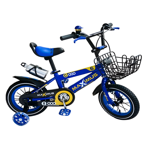 [104725] Bicicleta 12 bmx para niño 1v maximus con guardafango/canasta azul armable