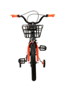 Bicicleta 16 bmx para niño 1v maximus con guardafango/canasta anarnjado/negro armable