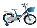 Bicicleta 16 bmx para niño 1v maximus con tububo de  abasto azul armable