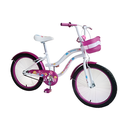 Bicicleta 20 bmx para niña 1v maximus con guardafango morado armable