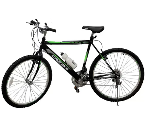 [132598] Bicicleta 26 mtb 21v con suspencion delantera verde/negro armale