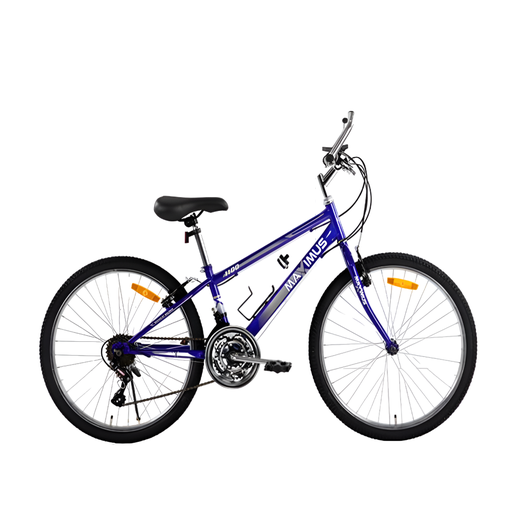 [132489] Bicicleta 26 mtb 21v tubo de abasto cromado maximus gris/azul armable