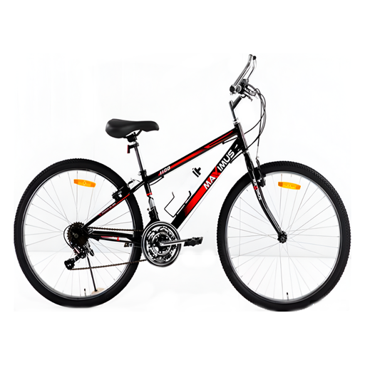 [132482] Bicicleta 26 mtb 21v tubo de abasto cromado maximus rojo/negro armable