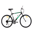 Bicicletas 26 mtb 21v con tubo recto cromado maximu verde/negro armable