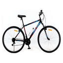 Bicicleta 29 mtb 21v maximus de metal con suspension  delantera azul/negro armable