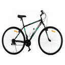 Bicicleta 29 mtb 21v maximus de metal con suspension delantera verde/negro armable
