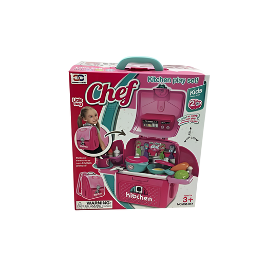 [112992] Juguete De Cocina 30Pc Forma Mochila 008-961