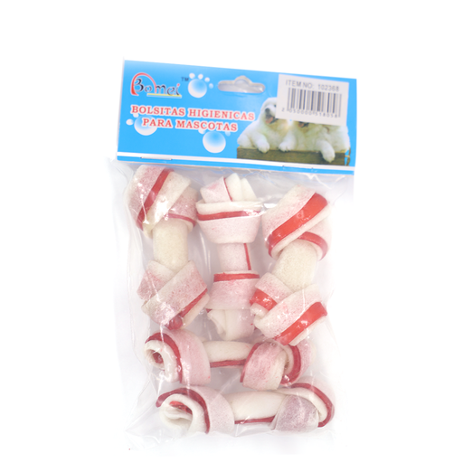 [102368] Juguete Para Perro De Hueso 7.5Cm 5Pc 2Cs1809-737
