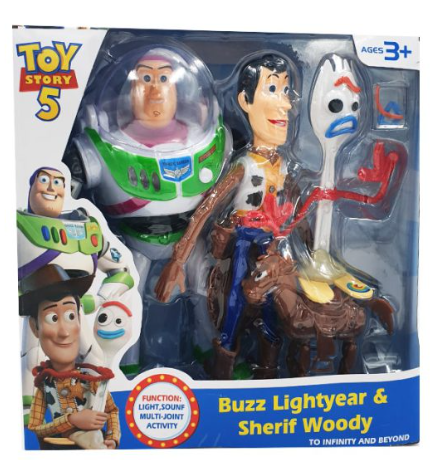 [115056] Juguete Toys Story Woody/Buzz/Forky/Tiro Al Blanco