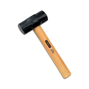 Almadana 3lb cabeza negro con mango de madera 56400