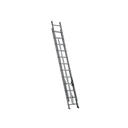 Escalera de aluminio rectangular ajustable 28' con lazo 494-28n