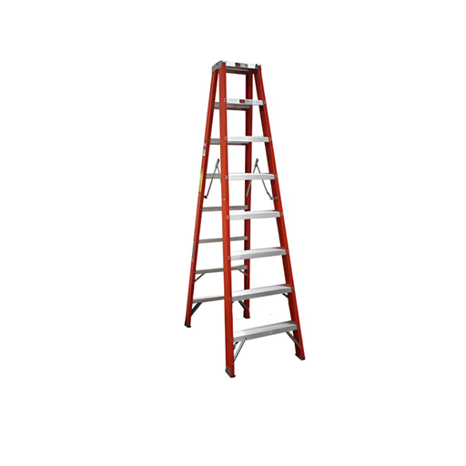 [54704] Escalera fibra de vidrio tipo a 8' tipo doble 530-08n