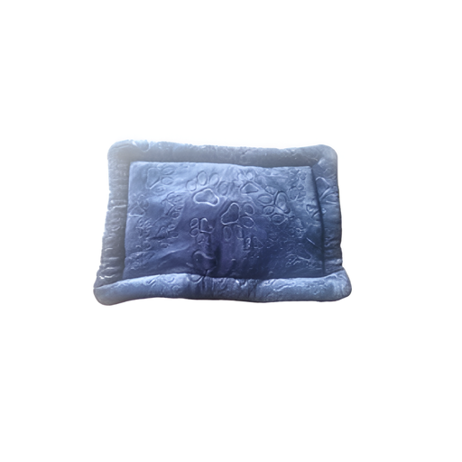 [144397] Cama para mascota 50x70cm de huellitas azul