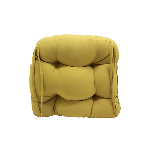 [126483] Cojin para silla 40x35cm mostaza 41503