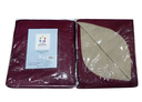 Sobrecama king hojas reversible varios colores