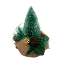 Adorno de navidad arbol 20cm 2-cs2103-1457 verde