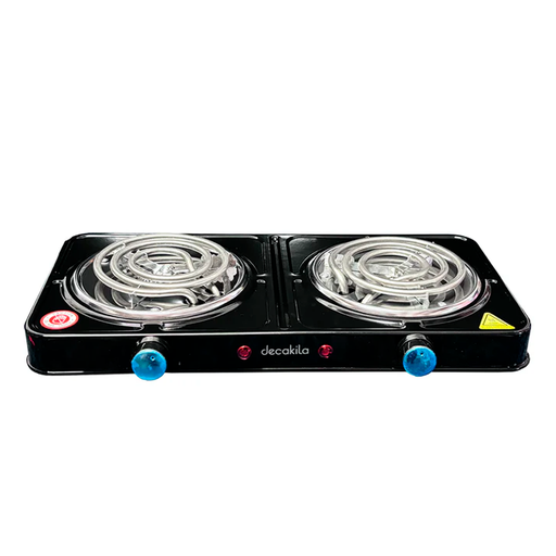 [124677] Estufa electrica 2quemadores 120v decakila kucc002b