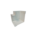 Esquina interior pvc para canal agua amanco blanco