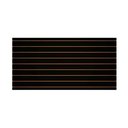 Fibran con melamina ranura 5/8"x4'x8' negro