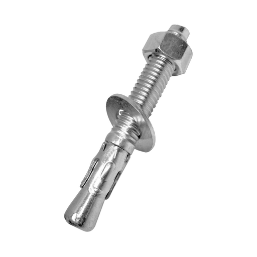 [142218] Taco de metal con perno 1/2x5.1/2" y con tuerca strong