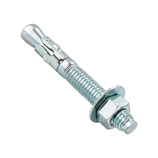 [142222] Taco de metal con perno 5/8x5" y con tuerca strong