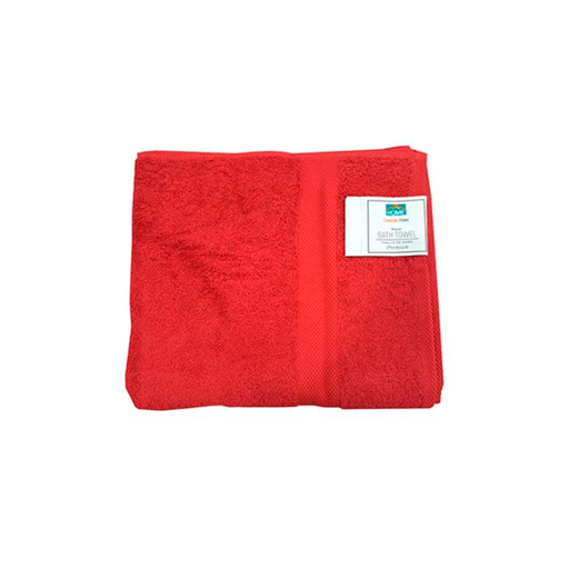 [131067] Toalla para baño algodon 27"x54" rojo